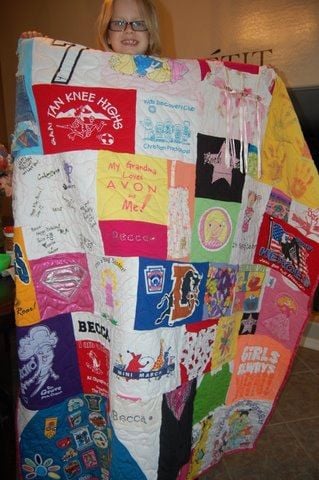 Birthday T-shirt Quilt