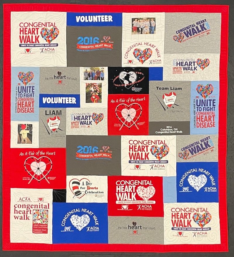 a great Too Cool T-shirt Quilts