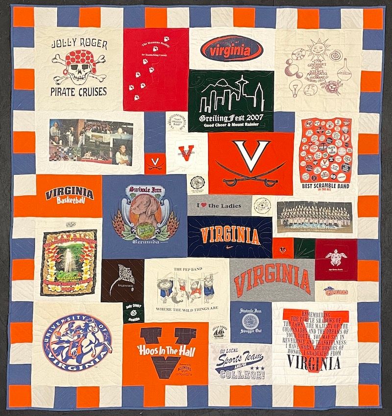 Virginia T-shirt quilt
